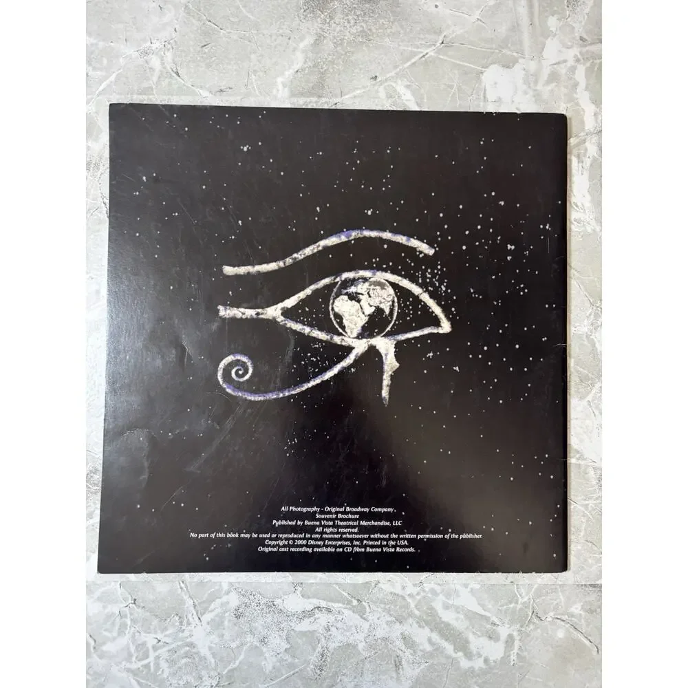 Vintage 2000‎ Elton John and Tim Rice’s Aida Souvenir Brochure Book
